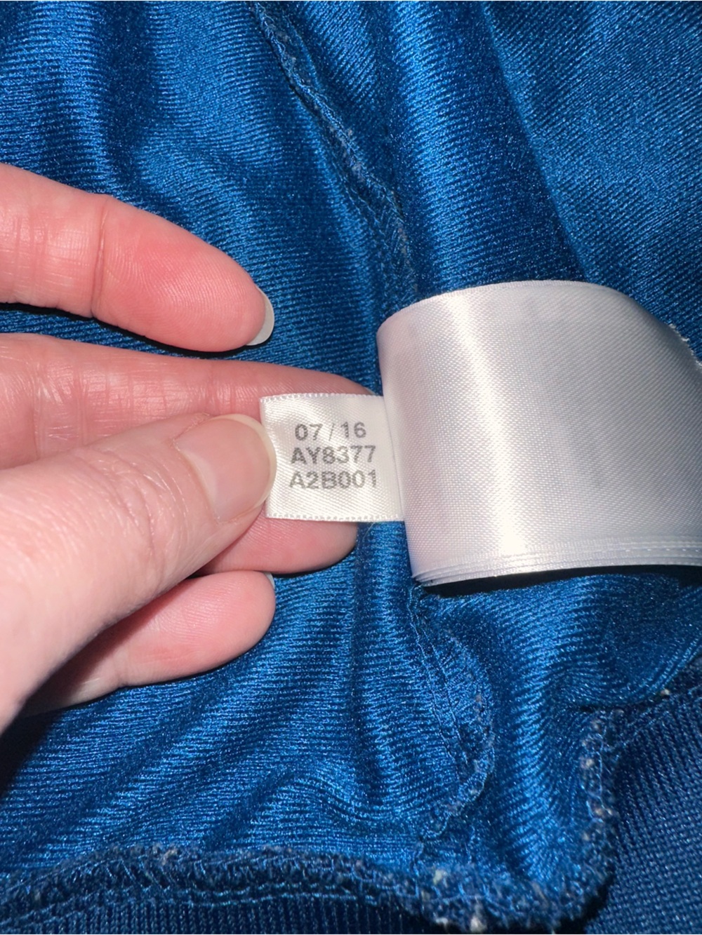 Adidas Blue Track Jacket Women’s - Picture 6 of 11